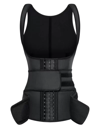 Fashionable waist trainer vest corset manufacturer latex corset underbust 9 steel boned corsets