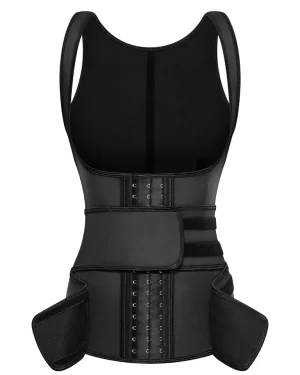 Fashionable waist trainer vest corset manufacturer latex corset underbust 9 steel boned corsets